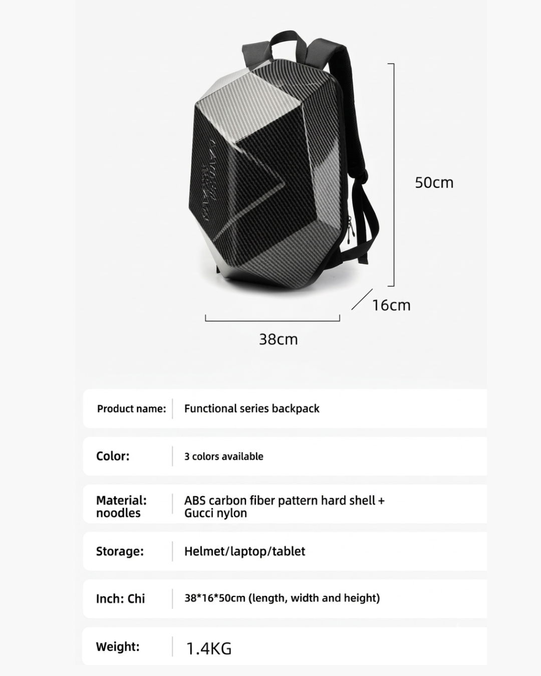 Hardshell Snowboard Backpack