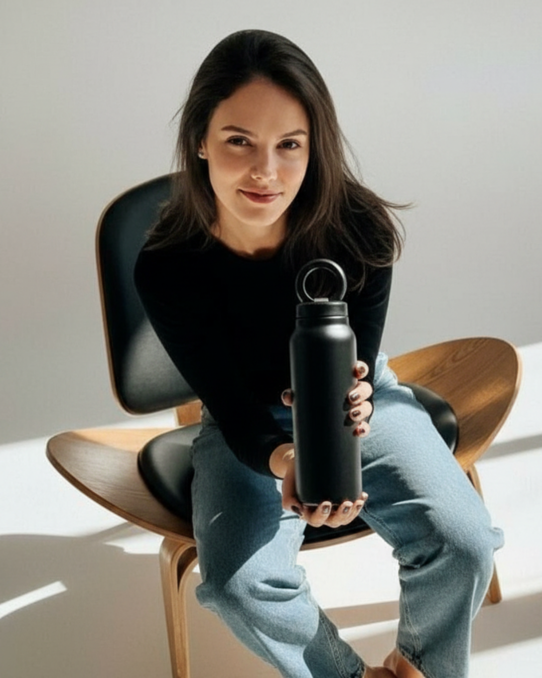 Magnetic Phone Mount Water Bottle
