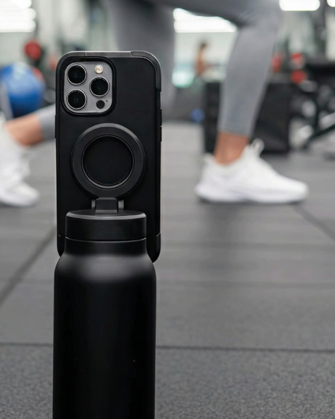 Magnetic Phone Mount Water Bottle