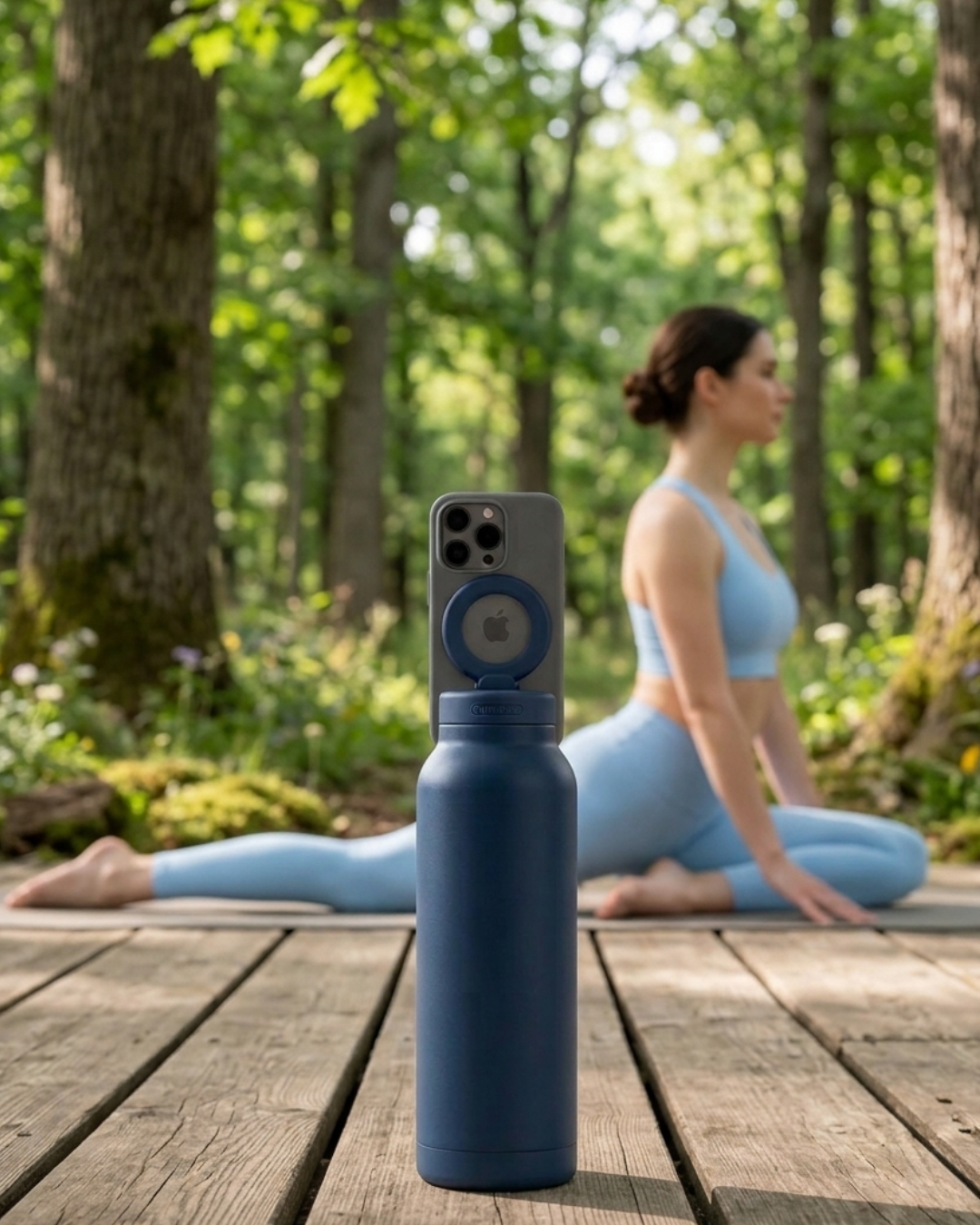 Magnetic Phone Mount Water Bottle